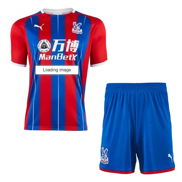 Camiseta Crystal Palace MA Primera Niños 2019-2020 Rojo Azul